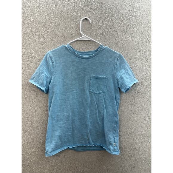 GAP Kids Childrens Shirt Size XL (12) Blue Short Sleeve Pocket Tee - Picture 1 of 11